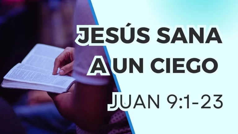jesus sana a un ciego 1