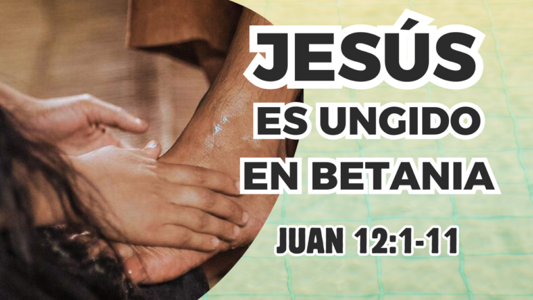 Prédica Jesús es ungido en Betania